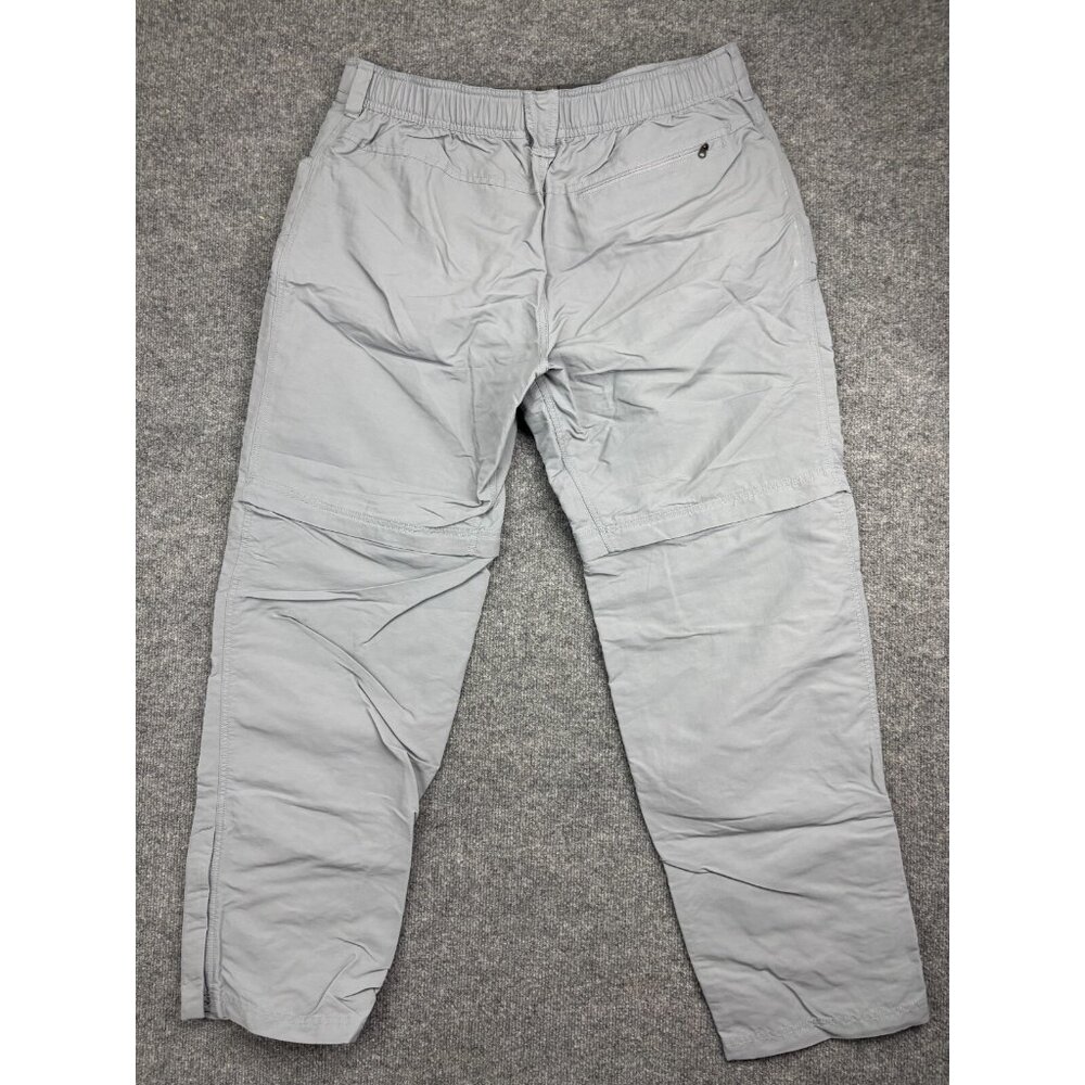 The North Face Convertible Pants Men's X-Large Gray Straight Leg Pockets Nylon - Picture 9 of 10